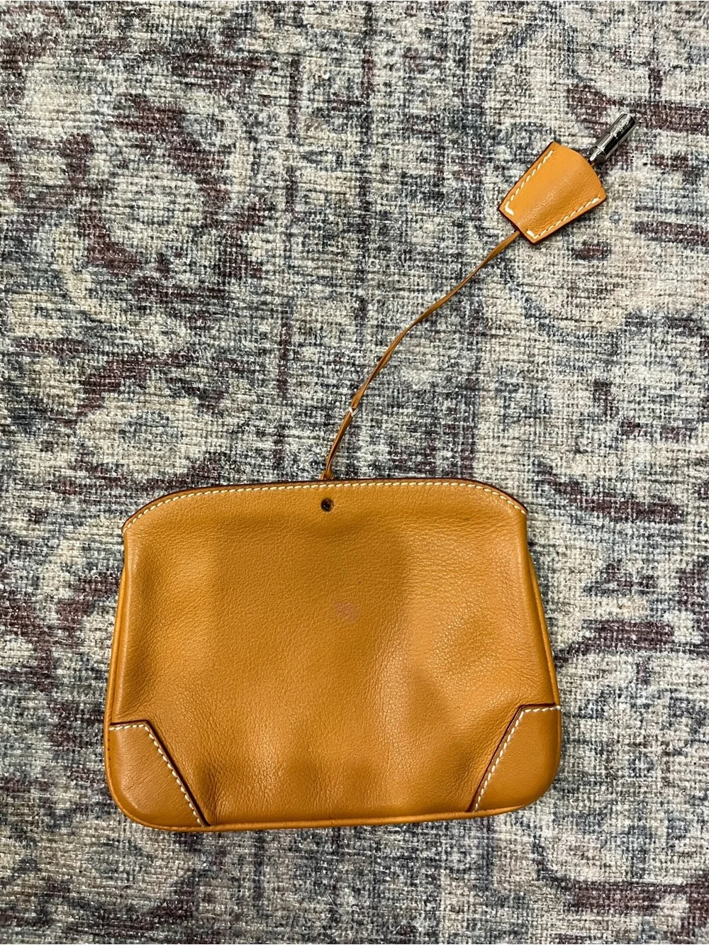 Acqua Di Parma Cognac Leather pouch